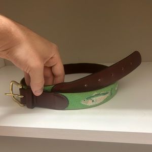 Tucker Blair needlepoint belt size 30 waist